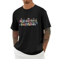 thumbnail image 2 of Autism Awareness Shirt for Men Women 2026 Summer Casual Short Sleeve Crewneck Neurodiverse Universe Graphic Tee Shirt, 2 of 7