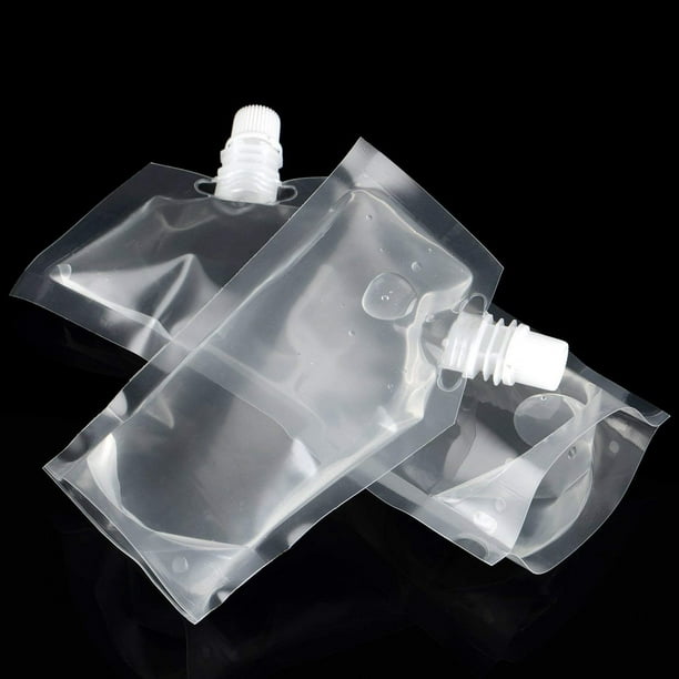 Plastic Liquor Pouch Drinks Flasks Concealable Drinking Flasks Cruise Bag  Kit 