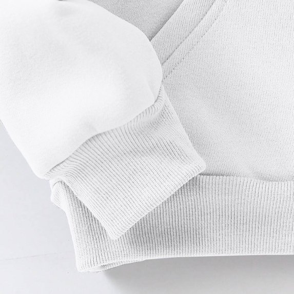 Byoo Toddler Girls Solid Hoodie Long Sleeve Basic Hooded Sweatshirt Casual Daily Pullover Sweatshirt,White