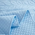 thumbnail image 6 of MarCielo  3 Piece Cotton Oversized Bedspread Quilt Set Tmonica Light Blue - Twin, 6 of 6