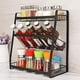 thumbnail image 5 of Estante para s de cocina de 3 capas, estante de pared para gabinete, organizador de almacenamiento, estantes, soporte de acero inoxidable para Estilo1 Macarena organizador de especias, 5 of 8