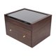 thumbnail image 5 of Caja organizadora de tarjetas coleccionables y deportivas de primera calidad. Marrón, 5 of 9