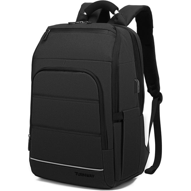 Sac à dos homme sac à dos ordinateur portable 15,6 imperméable avec USB  charging port sac a dos PC portable pour voyage/affaire/collège.