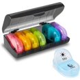 thumbnail image 1 of Pill Organizer 2 Times a Day, Weekly Pill Box AM PM Daily Pill Cases Medicine Box, 1 of 4
