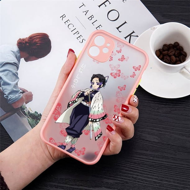 Kimetsu No Yaiba Demon Slayer Anime fundas de teléfono mate para iPhone 14 12 13 Mini 11 Pro XS Max Plus funda trasera dura de PC Tan Jianjun unisex