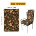 thumbnail image 7 of TSOVTHRID Camouflage Hunting Print 1 Tablecloth and 4 Chair Covers Set Removable Slipcovers Stain-Resistant Furniture Covers for Wedding Banquet Party Decoration, 7 of 7