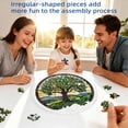 thumbnail image 3 of 83pc Acrylic Jigsaw Puzzle Suncatcher – 7.4in Sun Catcher Puzzle for Windows Hanging, Home & Garden Gift #001, 3 of 8