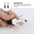 thumbnail image 6 of RENACLIPY 2-Pack Stainless Steel Oil Bottle Pourer Spouts, Caps for Kitchen Cooking and Home Use, 6 of 6
