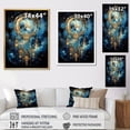 thumbnail image 4 of Designart "Celestial Dreams Gold Dreamcatcher painting I" Dream Catcher Floater Framed Canvas Print, 4 of 7