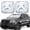 Sea Animals, variant on Naloa Rockets 2 Piece Foldable Car Sun Shades, Car Windshield Sunshade, Front Window Sunshade for Car, Truck, SUV - Small