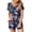 Bm02 Crushed Rose Navy Blue, variant on Summer Pajama Sets For Womens Shorts Soft Pj Set 2 Piece Sleepwear With Pockets
