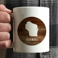 thumbnail image 3 of CTDream 11oz. US State Coffee Mug Gift, Rustic Wood Home, Wisconsin, 1-Pack,, 3 of 6