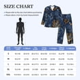 thumbnail image 4 of Kdxio Mystical Underwater Coral Scene Men’s Pajama Set Pajamas For Men 2 Piece PJ Set with Men Pajama Pants and Long Sleeve T-Shirt Lounge Set-Large, 4 of 7