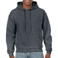 thumbnail image 1 of Gildan Chandail à Capuchon en Molleton Épais pour Hommes, m, Gris Chiné Foncé, 1 of 2