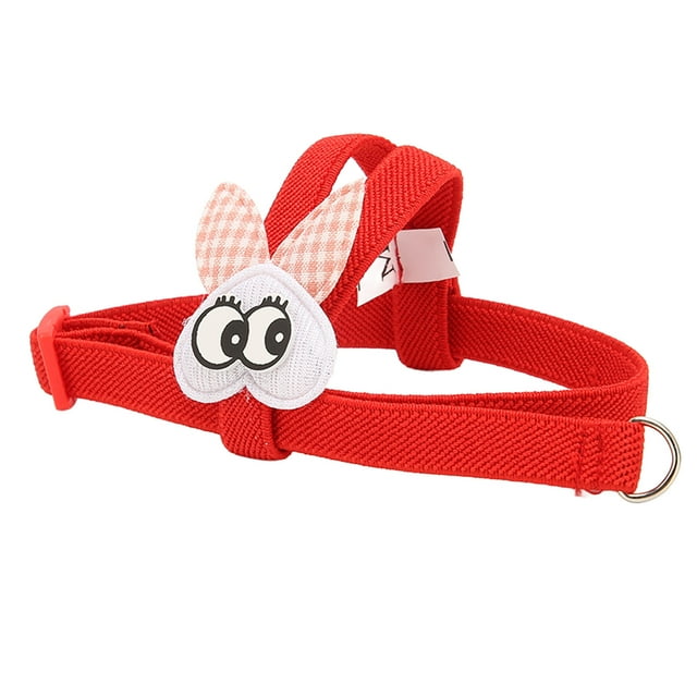 Flying Harness Leash, Pet Bird Harness Leash Adjustable Cartoon Style Rubber Handle High Elasticity Bird Harness Leash For Bird