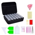 thumbnail image 1 of 30-grid diamond painting tool kit storage bag tool box multi-function portable painting tool kit, 1 of 6