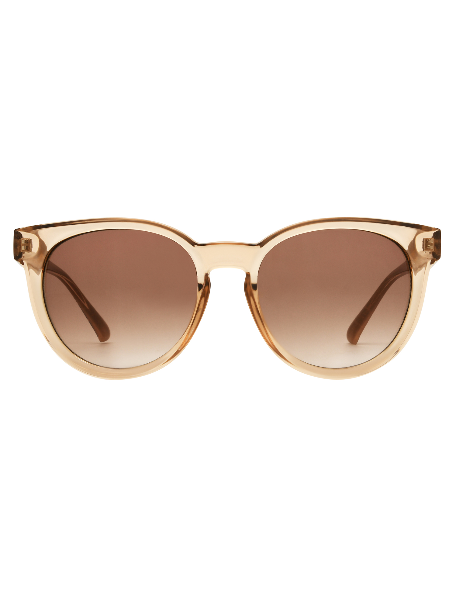 Panama Jack Leopard Round Polarized Sunglasses