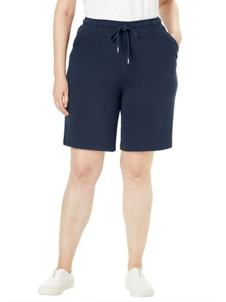 Woman Within - Woman Within Women's Plus Size Jersey Knit Short -  Walmart.com - Walmart.com