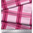 thumbnail image 2 of Soimoi Silk Fabric Check Check Print Fabric by Yard 42 Inch Wide, 2 of 5