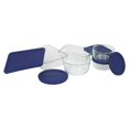 thumbnail image 1 of Pyrex 6021224 Storage 10 Piece Set Clear W Lidss - Blue, 1 of 1