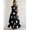 Black and White, variant on Women Sleeveless Polka Dot Maxi Dress Black and White V-Neck Button Front