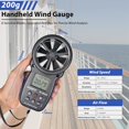 thumbnail image 3 of AIOMEST AI-866A Anémomètre Numérique, Jauge de Vitesse de Vent CFM, Compteur de Vitesse d'Air Mesure de Vitesse de Vent Température Refroidissement Point de Rosée avec Rétroéclairage, 3 of 7