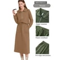thumbnail image 3 of MINTREUS Women's 2 Piece Skirt Sets Fall Knit Long-Sleeved Zipper Top Lounge Travel Outfits Winter Clothing, 3 of 8