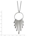 thumbnail image 2 of Stainless Steel Polished 20in Necklace; 20 inch; Lobster (Fancy) Clasp; for Adults and Teens; for Women and Men, 2 of 3