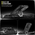 thumbnail image 2 of for Samsung Galaxy S26 Case, Military Grade Shockproof Bumper Rugged Rotating Stand Ring Holder Anti-Scratch Magnetic Cover Compatible with Car Mount Case for Samsung Galaxy S26, Black, 2 of 10