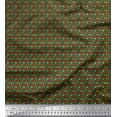 thumbnail image 1 of Soimoi Cotton Voile Fabric Sun,Leaves & Floral Small Print Fabric by Yard 56 Inch Wide, 1 of 3