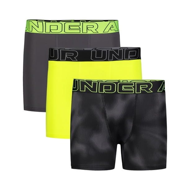 Calzoncillos bóxer Under Armour Performance Tech, paquete de 3 para niños