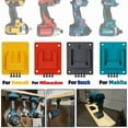 thumbnail image 2 of 10 Pcs pour Support d'Outil de Perceuse 18V Dewalt sur Support Mural Rangement Présentoir Perforatrice Support Étui Accessoires, 2 of 4