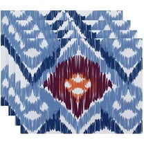 Simply Daisy 18" x 14" Original Geometric Print Placemats, Set of 4