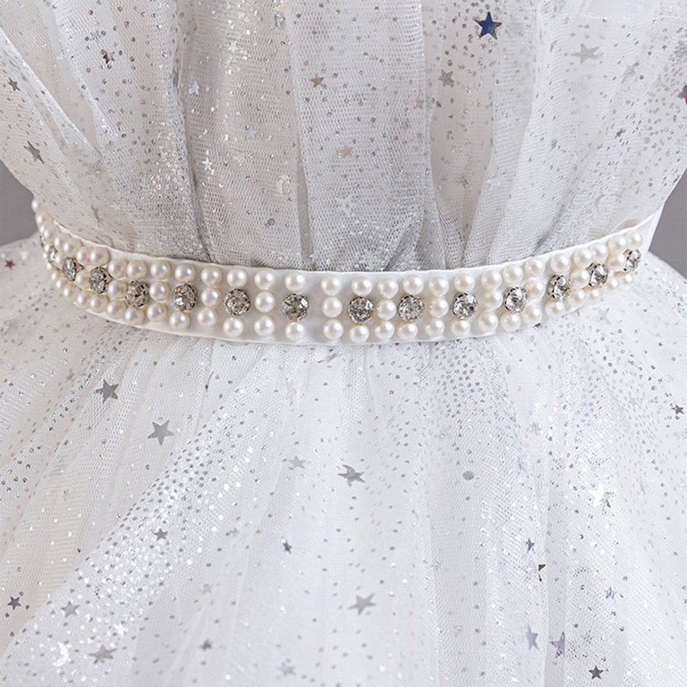 NAISIBABY Princess Dress for Girls, Sequin Elegant Sleeveless Tutu Mesh Pageant Party Wedding Formal Dress White 7T - Walmart.com NAISIBABY Princess Dress for Girls, Sequin Elegant Sleeveless Tutu Mesh Pageant Party Wedding Formal Dress White 7T - Walmart.com