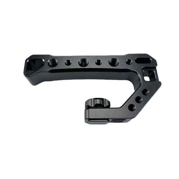 Accesorio para cámara DSLR con asa superior, agarre cómodo, aleación de aluminio, estabilizador de vídeo, adaptador, soporte, piezas de repuesto