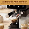 thumbnail image 4 of Bluebow Espresso Machine with Color Touchscreen, 20 Bar Espresso Maker with Automatic Milk Frother, Coffee Maker for Home - Cold Brew Cappuccino Latte Americano, 1350W, 4 of 8