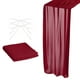 thumbnail image 1 of Camino de mesa de Gasa rústico 28 x 120 pulgadas Unique Bargains Vino Rojo, 1 of 6