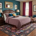 thumbnail image 6 of Trendy Purple Area Rug, 9x12, Soft Non Slip Washable Indoor, 6 of 7