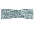thumbnail image 1 of Geometric Headband, Different Type of Oval Doodle Round Leaf Textured Harvest Graphic, Elastic and Soft Women's Bandana for Sports and Everyday Use, Grey Red Coconut, by Ambesonne, 1 of 3