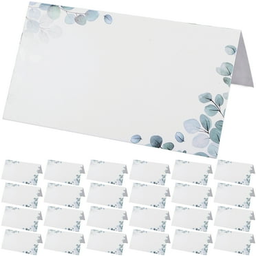 EXHUMKY Wedding Place Cards Paper 50Pcs 3.5x4 Inches Unfolded