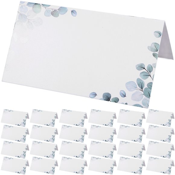 CIMAXIC Wedding 50pcs Table Place Cards Placecards Party Seat Card Decor Name Cards For Wedding Name Card For Table Multi-Use Place Cards,3.94"X3.54"X0.02"
