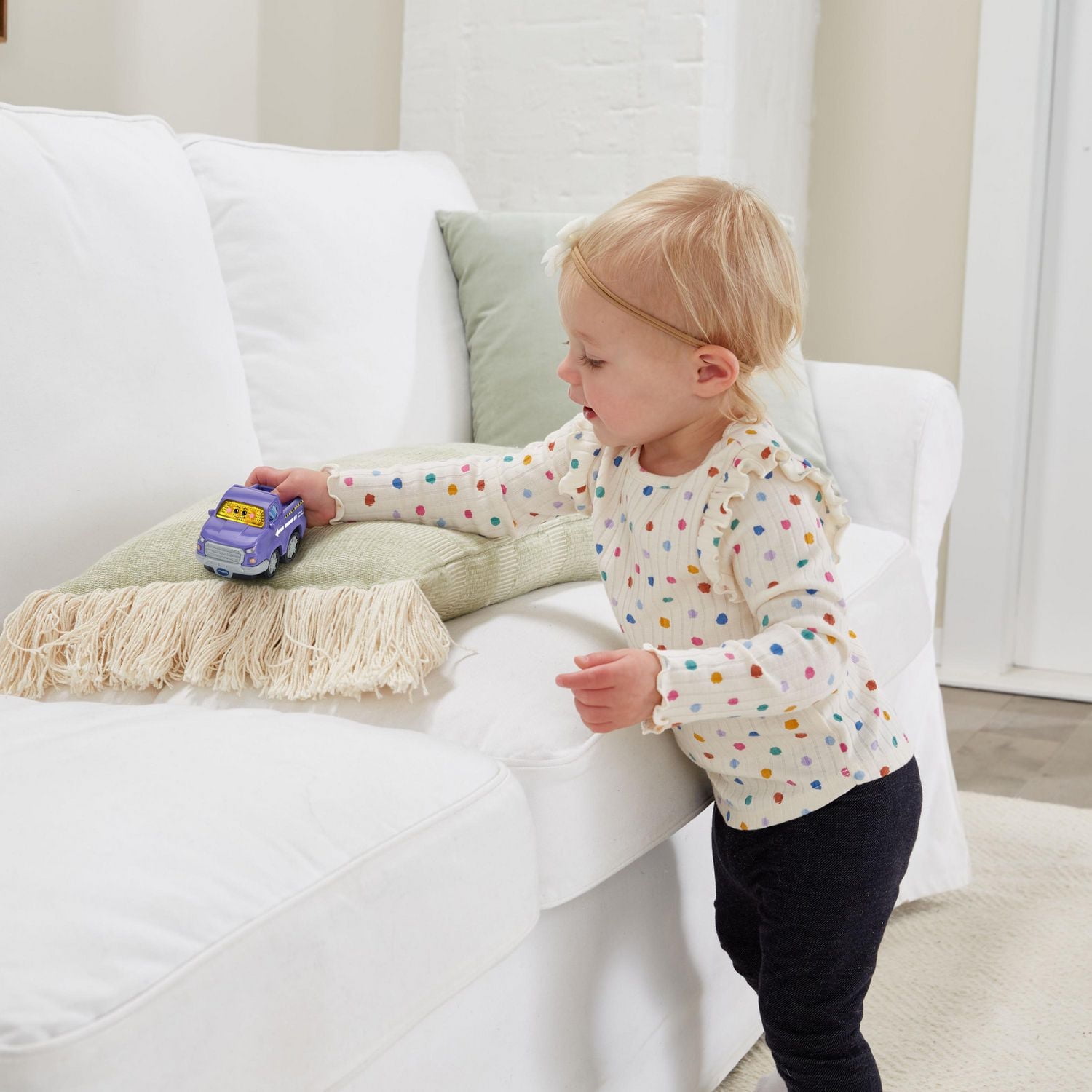 VTech Go! Go! Smart Wheels® Tough Truck First Toy Car for Toddlers- French Version, 1-5 Years