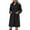 Black, variant on Lovskoo Women's Winter Fleece Sherpa Jacket Button Down Pockets Long Sleeve Lapel Casual Trendy Outerwear Solid Color Warm Long Coat Khaki