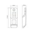 thumbnail image 4 of Fingerprint Lock Waterproof Wifi Remote Control Bluetooth Card Digital Code Electronic Smart Door, 4 of 5