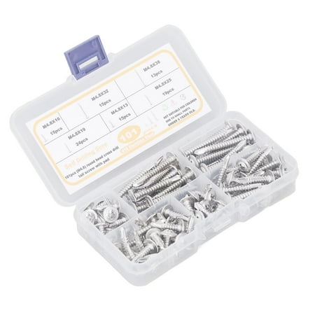 

Self Drilling Screw M4.8 Rustproof 6 Sizes Round Screws For Furniture