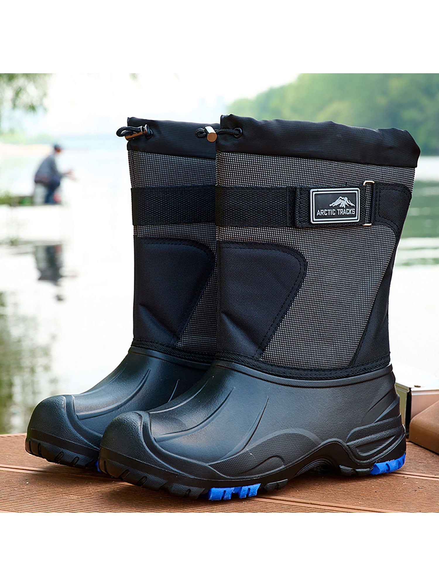 Gomelly Winter Boots for Men Wide Width Plush Lined Warm Waterpoof