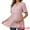 Dusty Pink, variant on Women's Boho Ruffled V Neck Short Sleeve Maternity Tops L Dusty Pink