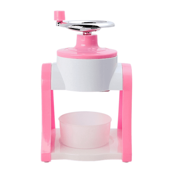 Ice Shaver Manual Hand Crank Shaved Mini Portable Picnic Snow Cone Machine Smoothie