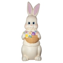 Paint Your Own Lighted Bunny Blow Mold Outdoor Decor, White, 60", Easter by Way To Celebrate