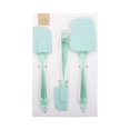 thumbnail image 7 of Silicone Spatula Set of 3 - Flexible Rubber Spatula, Spoonula, and Mini Scraper - Kitchen Baking Tools for Nonstick Cookware, 7 of 7